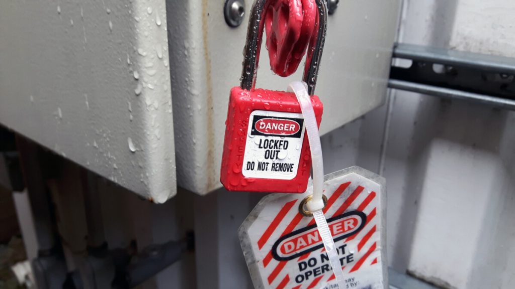 Machine Maintenance Lock OSHA