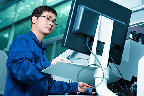 machine learning stock image
