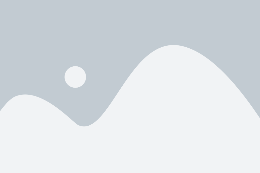 Placeholder image with a gray background, featuring a light gray wave-like shape at the bottom and a small white circle near the top left.